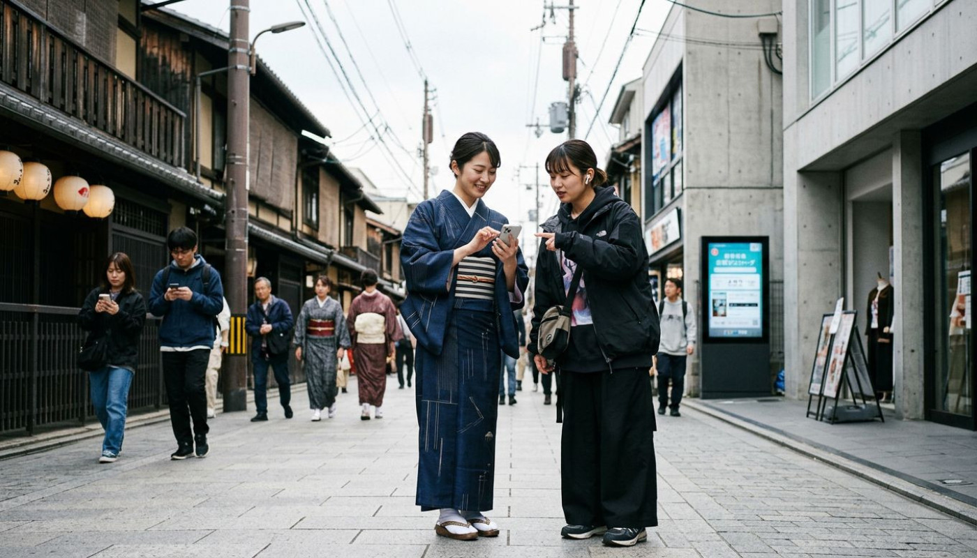 Wie beeinflusst moderne Technologie die traditionelle japanische Mode?